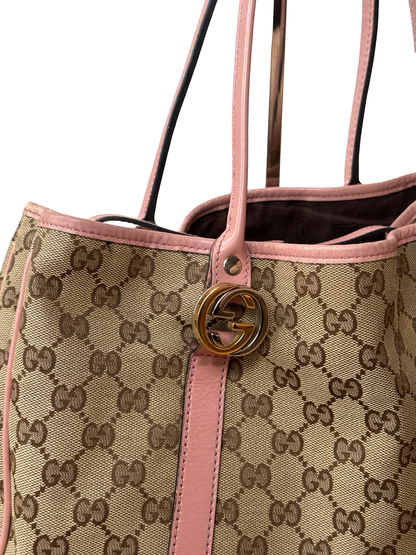 Gucci Twins Tote Pink