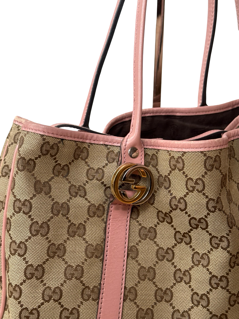 Gucci Twins Tote Pink