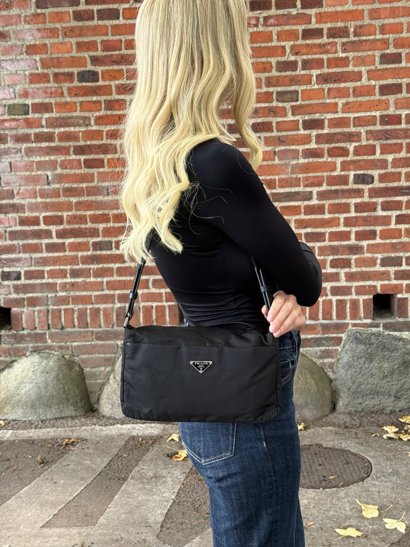 Prada Tessuto skuldertaske