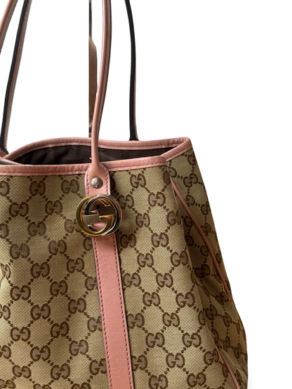 Gucci Twins Tote Pink