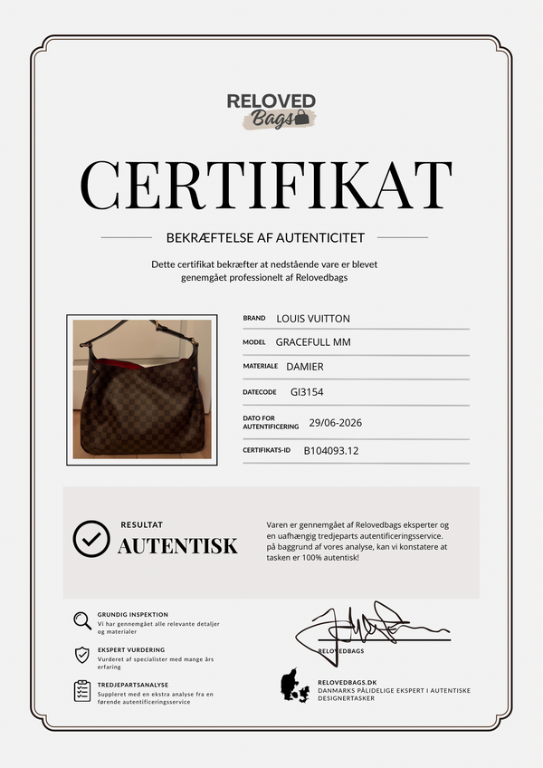 Authentication Certificate